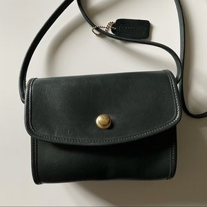 Vintage Coach Chrystie Bag 9892 Forest Green Crossbody